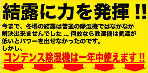 一年間まるごと使える除湿機