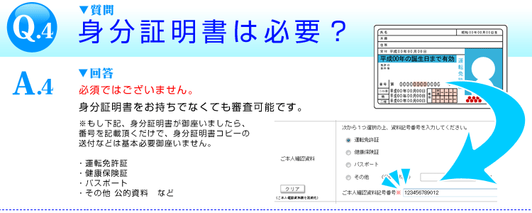 身分証明書は必要？