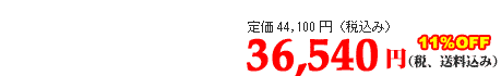 36540円（税・送料込み）