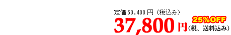 37800円（税・送料込み）