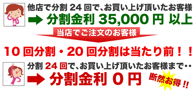 スマーティが分割金利手数料無料